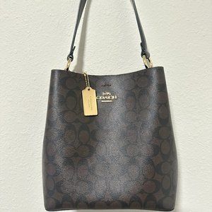 Coach Mollie Bucket Bag 22 In Signature Canvas